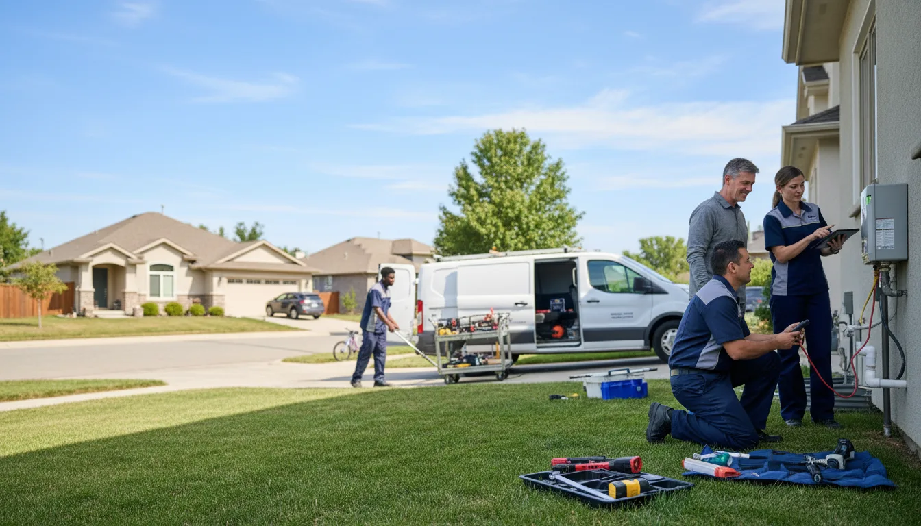 Tankless water heater service in Wesley, AR